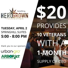 urban-gro Co-Hosts Cultivator Networking Event and Fundraiser Benefiting HeroGrown
