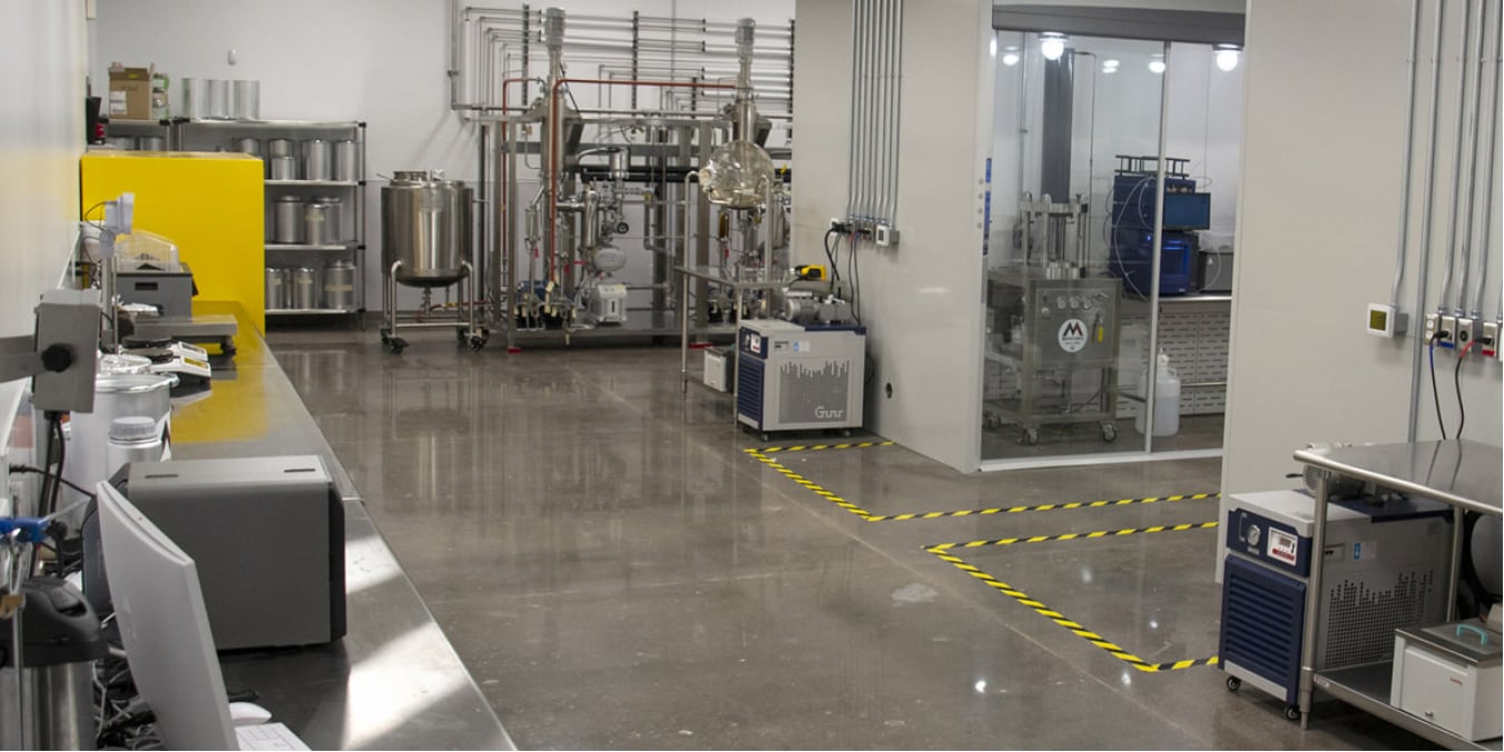 CBD Distillate Extraction Laboratory